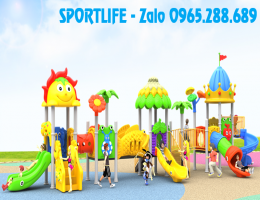 SPORTLIFE Thiết kế liên hoàn cầu trượt nhà khối khu vui chơi trẻ em nhập khẩu cao cấp