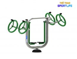 Máy tập đi bộ trên không kết hợp xoay tay