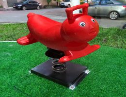 Thú nhún lò xo con ong - đồ chơi ngoài trời cho trẻ em