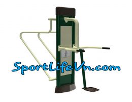 SportLife Thiết bị xà kép và lắc eo trụ đôi máy tập thể thao cộng đồng